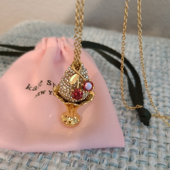 NWT - Kate Spade🍦Ice Cream Sundae Necklace - Picture 11 of 11